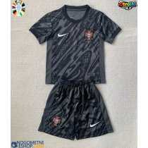 Otroški Nogometni dresi Portugalska Vratar Gostujoči EP 2024 Kratek Rokav (+ Kratke hlače)